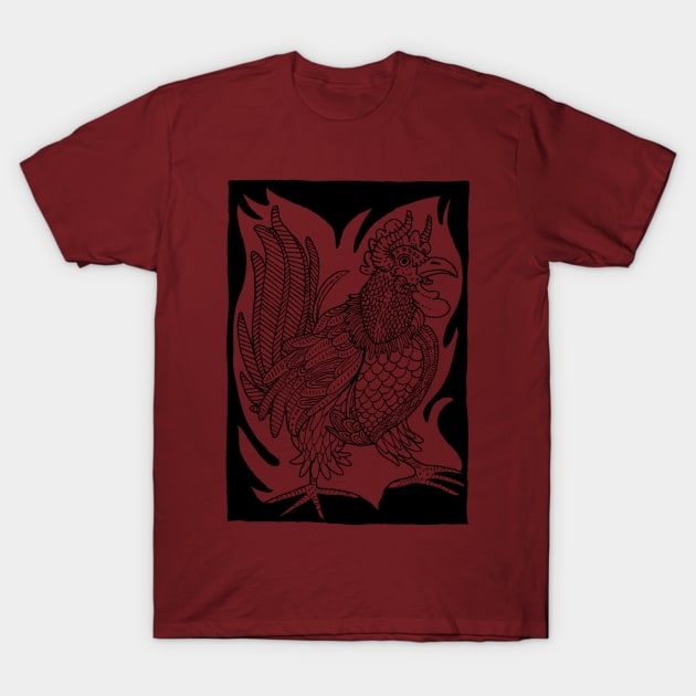 Devil Bird T-Shirt by Ballyraven